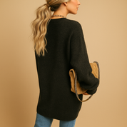 Evelien | Gilet Femme Ouvert en Maille – Design Classique, Doux & Polyvalent
