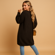 Evelien | Gilet Femme Ouvert en Maille – Design Classique, Doux & Polyvalent