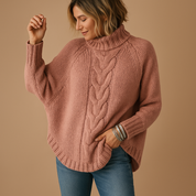 Marieke | Pull Long Femme en Maille Épaisse – Confort, Chaleur & Style Hivernal