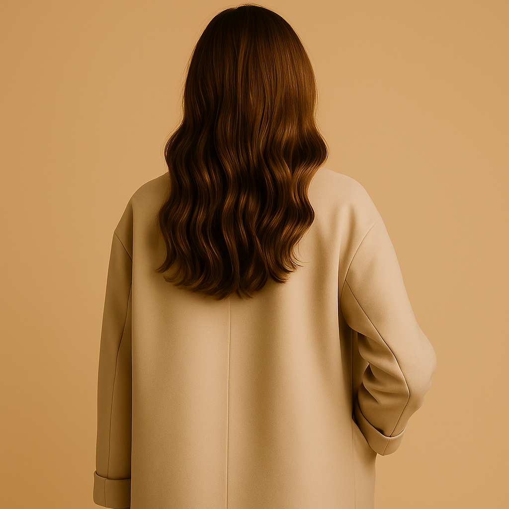 Manteau long femme Veerle – Hiver élégant à coupe cintrée et chaude