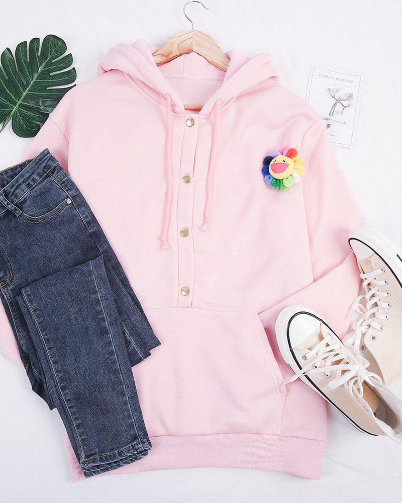Sweat à capuche Leyla femme – basique confortable & coupe relaxée