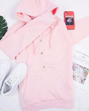 Sweat à capuche Leyla femme – basique confortable & coupe relaxée