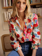 Marisol | Blouse Fleurie Femme – Élégante, Légère & Style Polyvalent