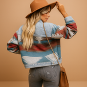 Veste d’automne femme Veerle – coton léger coupe ample & tons saison