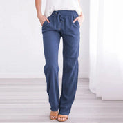 Pantalon léger Neeltje femme – coupe relaxed, tissu respirant