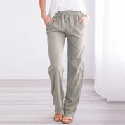 Pantalon léger Neeltje femme – coupe relaxed, tissu respirant