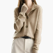 Gilet femme en maille – Cardigan chaud avec fermeture boutonnée