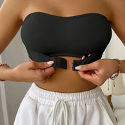 Naomi bandeau femme | Soutien-gorge sport sans armatures | Antiglisse & respirant