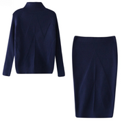 Leona | Ensemble Femme en Maille – Col Roulé & Pantalon Chic, Doux & Confortable