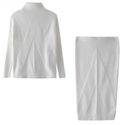 Leona | Ensemble Femme en Maille – Col Roulé & Pantalon Chic, Doux & Confortable