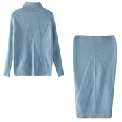 Leona | Ensemble Femme en Maille – Col Roulé & Pantalon Chic, Doux & Confortable