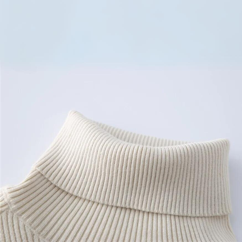 Leona | Ensemble Femme en Maille – Col Roulé & Pantalon Chic, Doux & Confortable