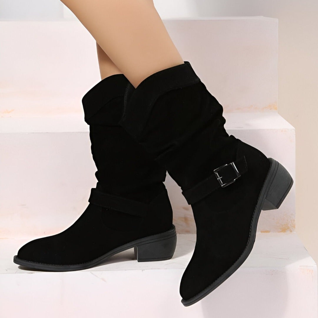 Bottines orthopédiques femme Luna – Confort et élégance à petit talon