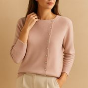 Yara | Pull Femme Col Rond – Maille Légère, Élégante & Confort Absolu