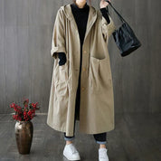 Trenchcoat femme Dael oversize – Élégant, chaud et déperlant
