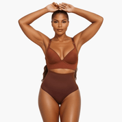 Culotte gainante taille haute – slip sculptant invisible & confortable femme