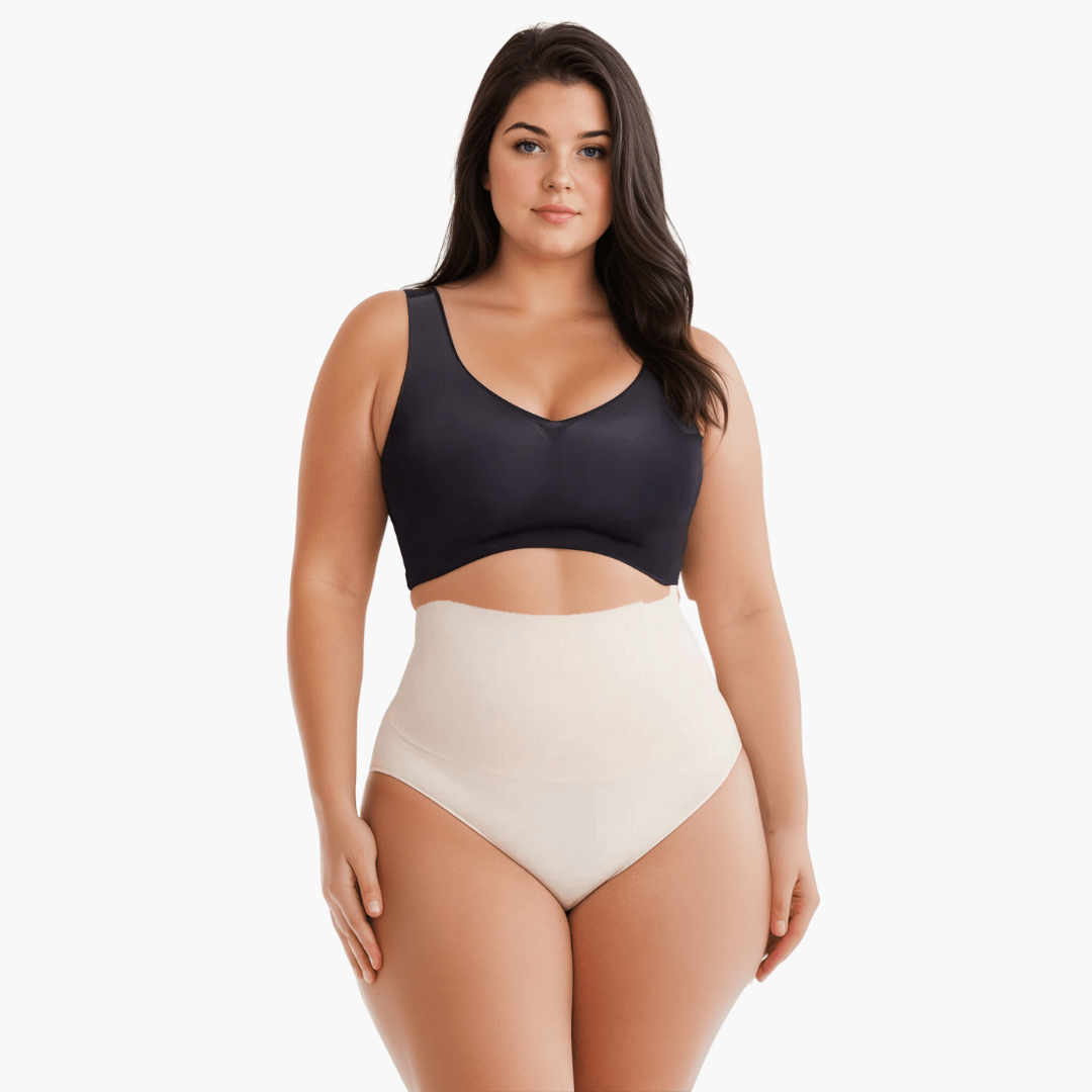 Culotte gainante taille haute – slip sculptant invisible & confortable femme