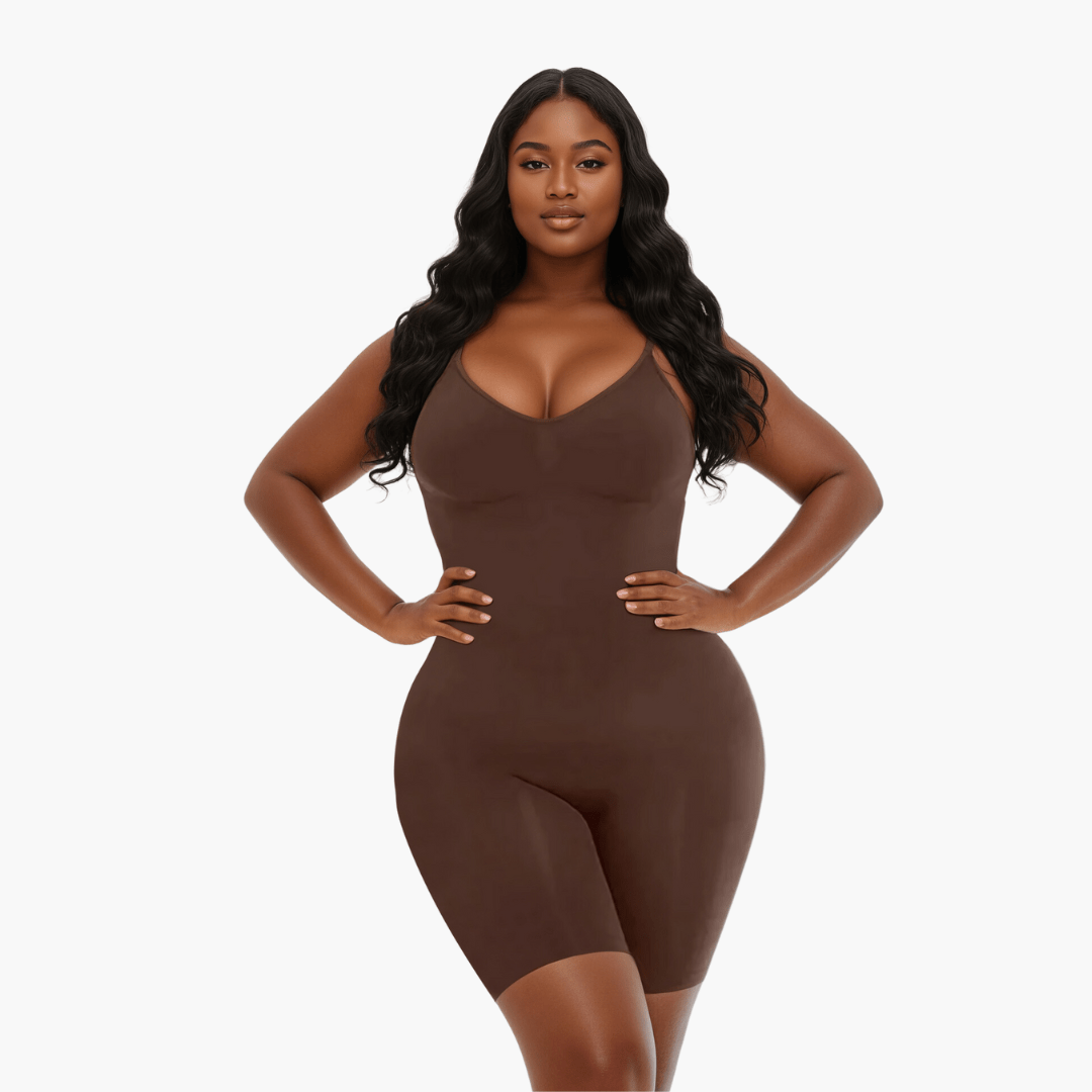 Body sculptant dos nu femme – combinaison gainante invisible avec short