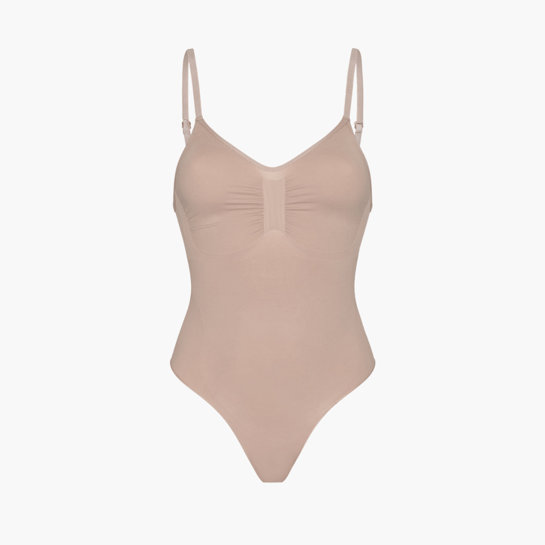 Body gainant femme – shapewear sculptant dos nu avec bretelles réglables