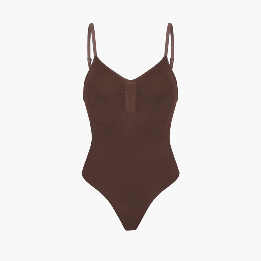 Body gainant femme – shapewear sculptant dos nu avec bretelles réglables