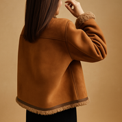 Manteau femme Yara effet suède doublé polaire – Élégance et chaleur hiver