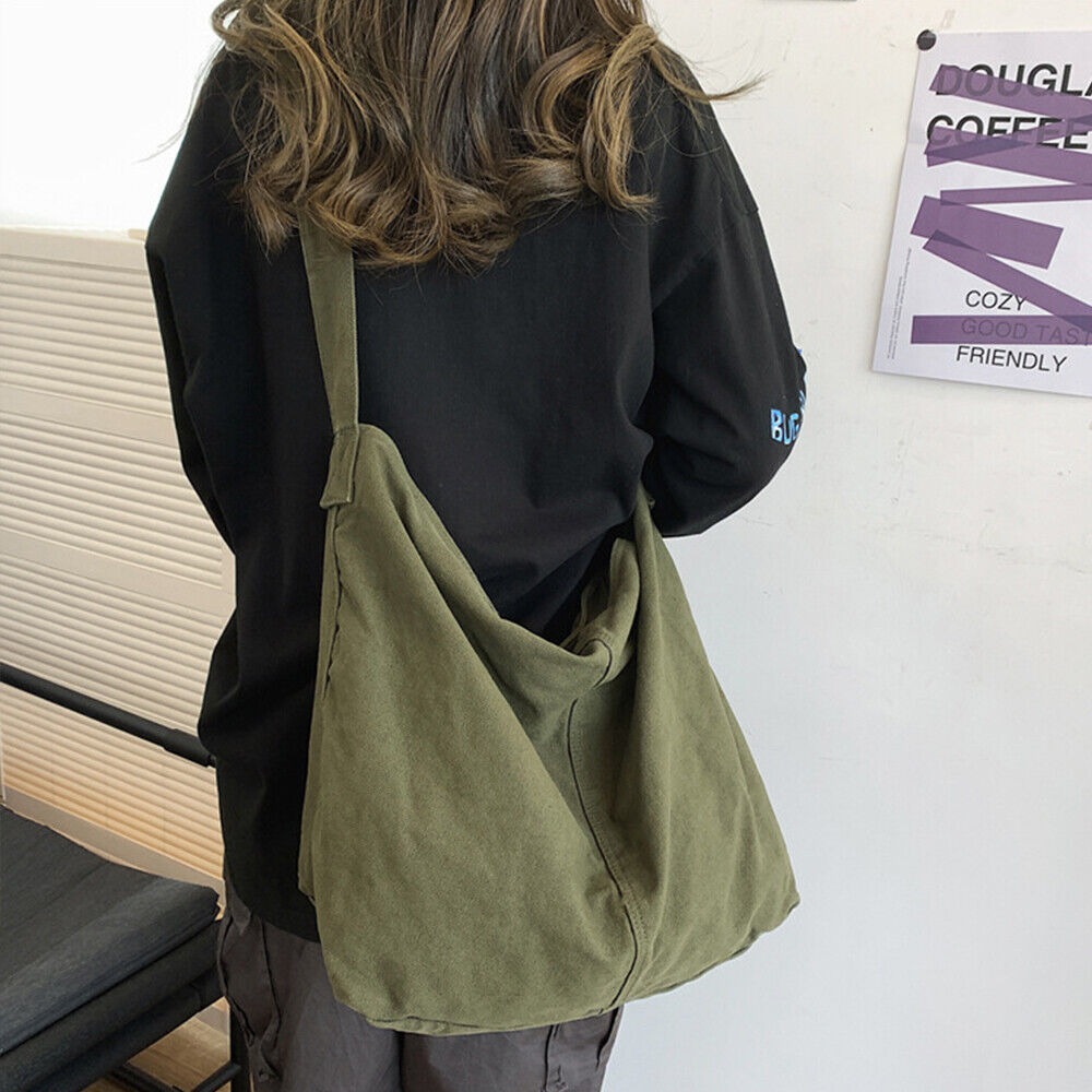 Sac épaule femme TANSIE – oversize toile minimaliste & pratique