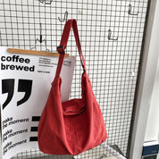 Sac épaule femme TANSIE – oversize toile minimaliste & pratique