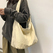 Sac épaule femme TANSIE – oversize toile minimaliste & pratique