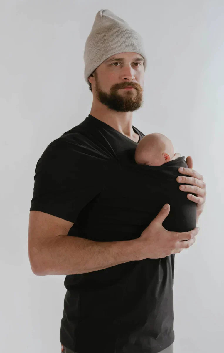 CozyCarry t-shirt de portage bébé | Haut pratique pour parents | T-shirt allaitement