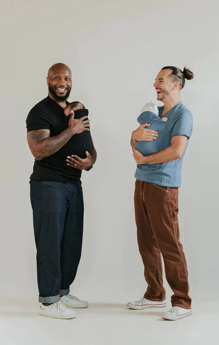 CozyCarry t-shirt de portage bébé | Haut pratique pour parents | T-shirt allaitement