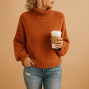 Linde | Pull Femme Intemporel en Maille – Élégant, Doux & Confortable