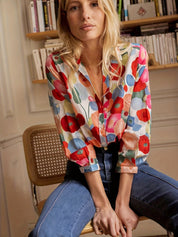 Marisol | Blouse Fleurie Femme – Élégante, Légère & Style Polyvalent