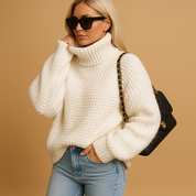 Marjolein | Pull Femme Tricoté – Chaleur, Confort & Style Intemporel
