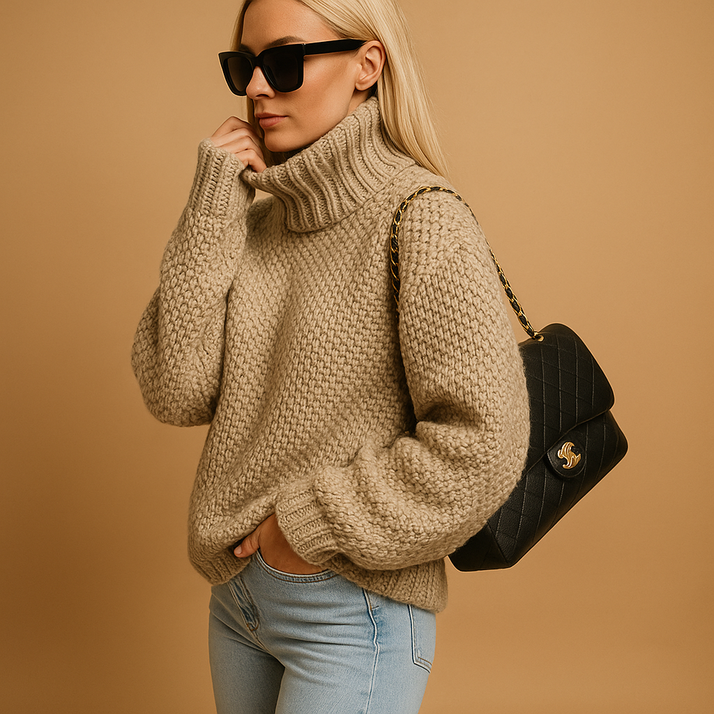 Marjolein | Pull Femme Tricoté – Chaleur, Confort & Style Intemporel